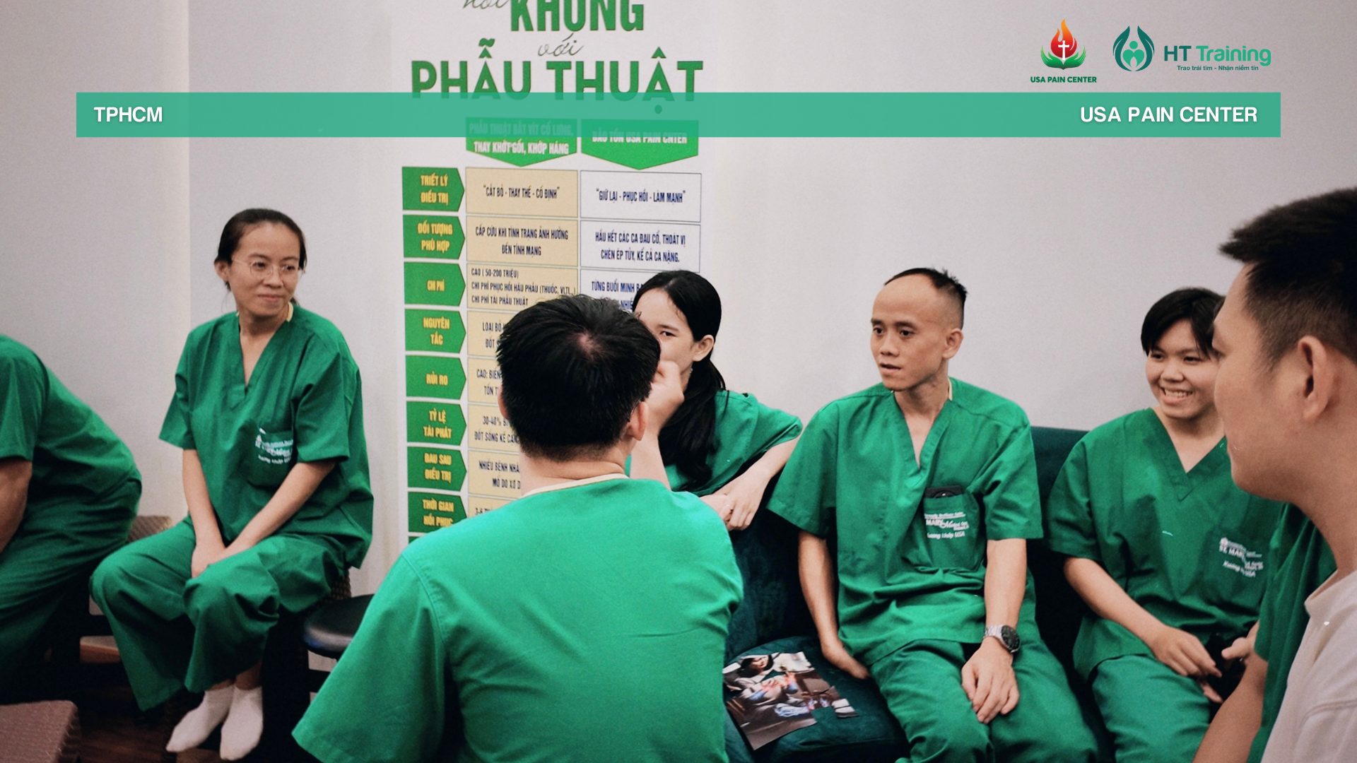 Buổi học offline HT Training x USA Pain Center