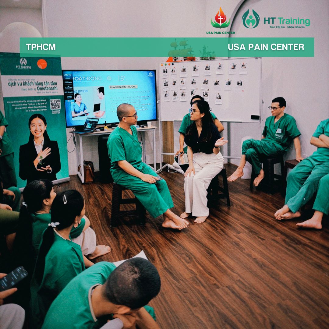 Khoảnh khắc buổi đào tạo tại USA Pain Center