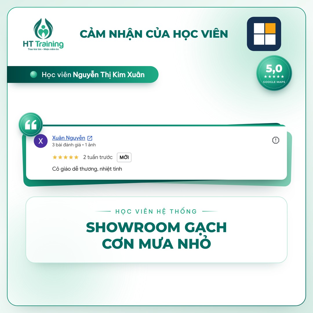 Testimonial Google Maps 5 sao – Học viên Nguyễn Thị Kim Xuân
